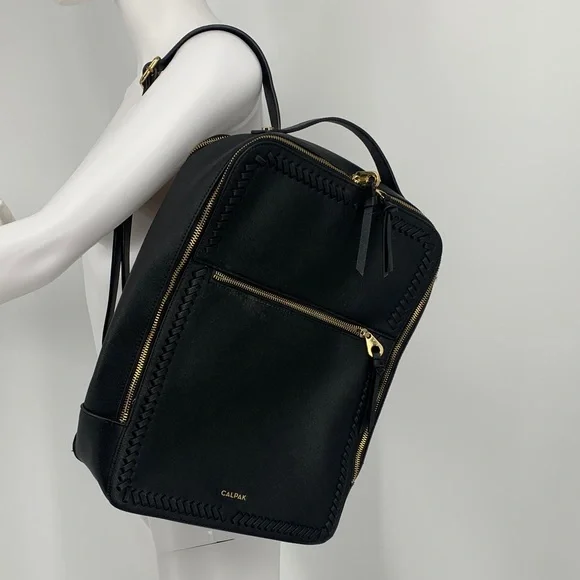 Calpak Black Backpack for Women college school laptop bag used β’ I love π offers - Picture 1 of 16